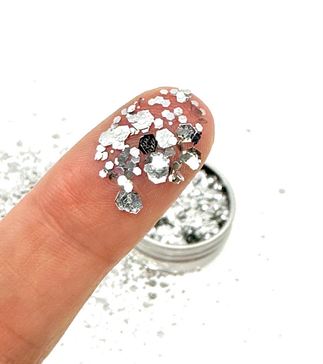 Robot Radiance - loose biodegradable glitter mix