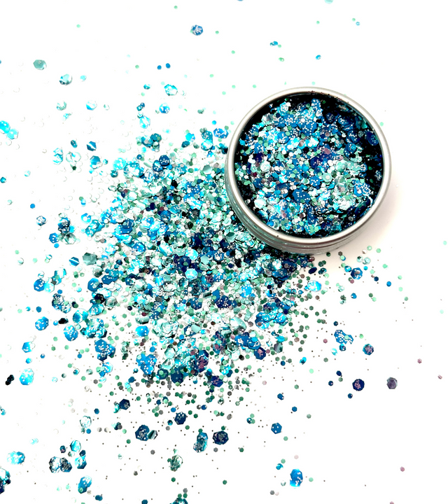 Deep Ocean - loose biodegradable glitter mix