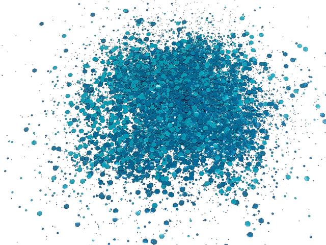 Adventurous Bluebird - loose biodegradable glitter mix - Glitterazzi Biodegradable Eco-Friendly Glitter