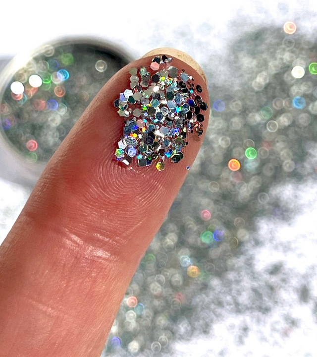 Electra - loose holographic biodegradable glitter mix