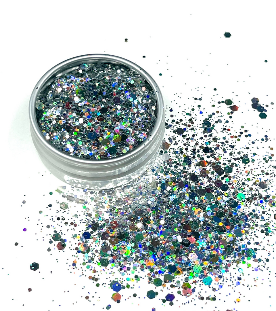 Stella - loose holographic biodegradable glitter mix