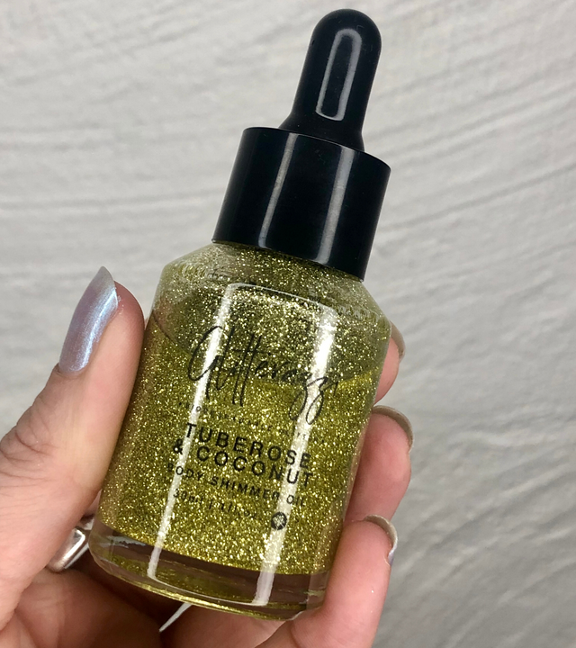 Liquid Shimmer - Gold | Coconut Oil & Tuberose - Glitterazzi Biodegradable Eco-Friendly Glitter