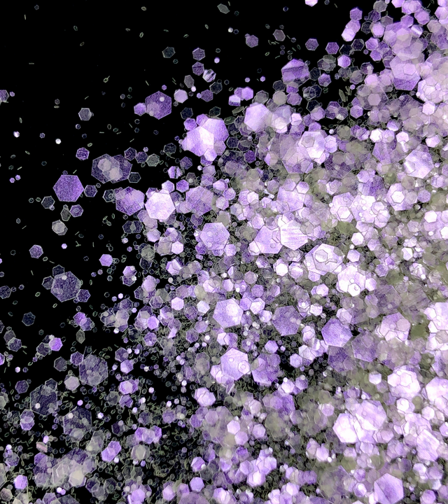 Phosphorescent Falkore - iridescent plastic-free bioglitter mix