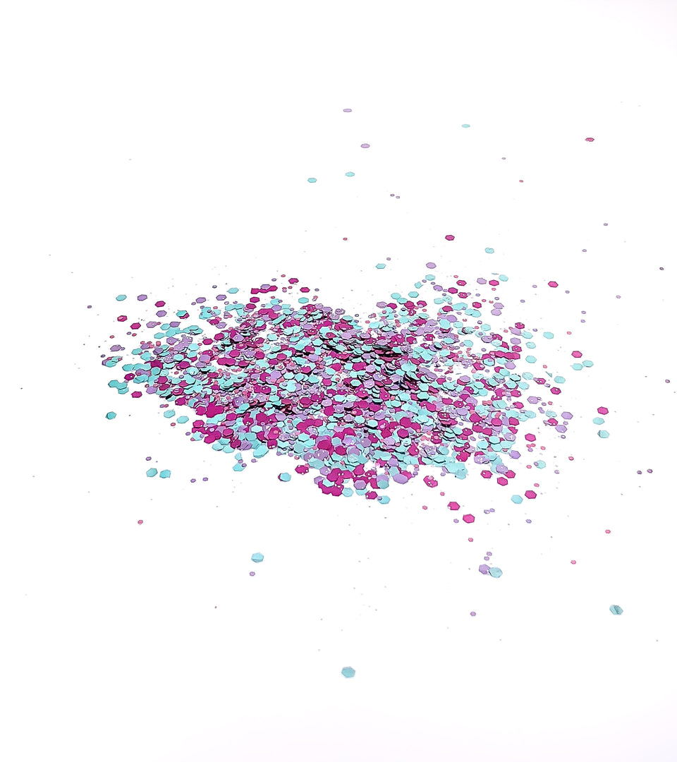 Pink Moss - loose biodegradable glitter mix - Glitterazzi Biodegradable Eco-Friendly Glitter