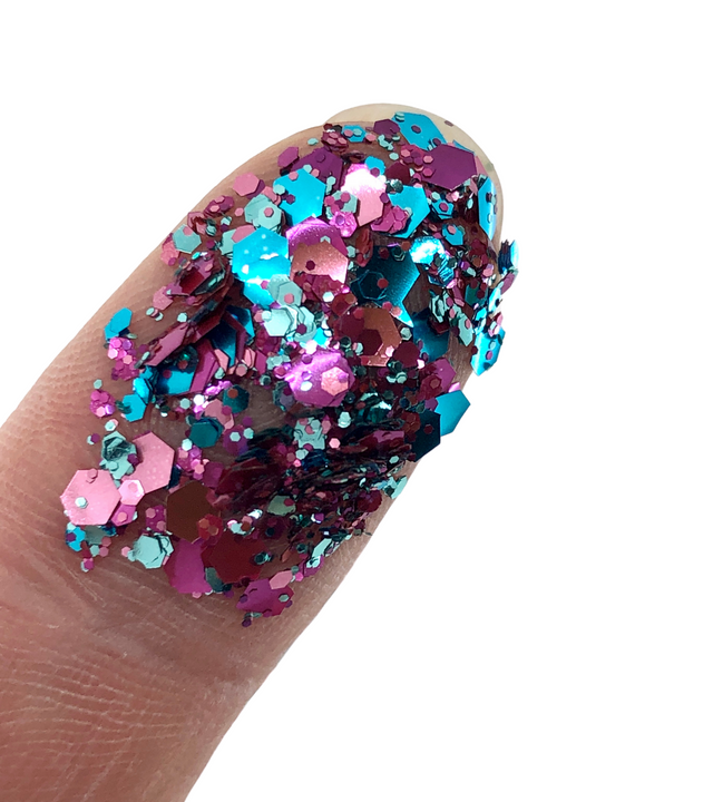 Spring Blues - loose biodegradable glitter mix | BACK BABY ✨