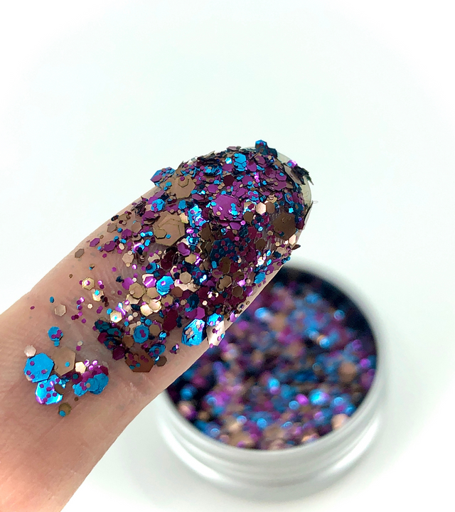 Tribal Wolf - loose biodegradable glitter mix