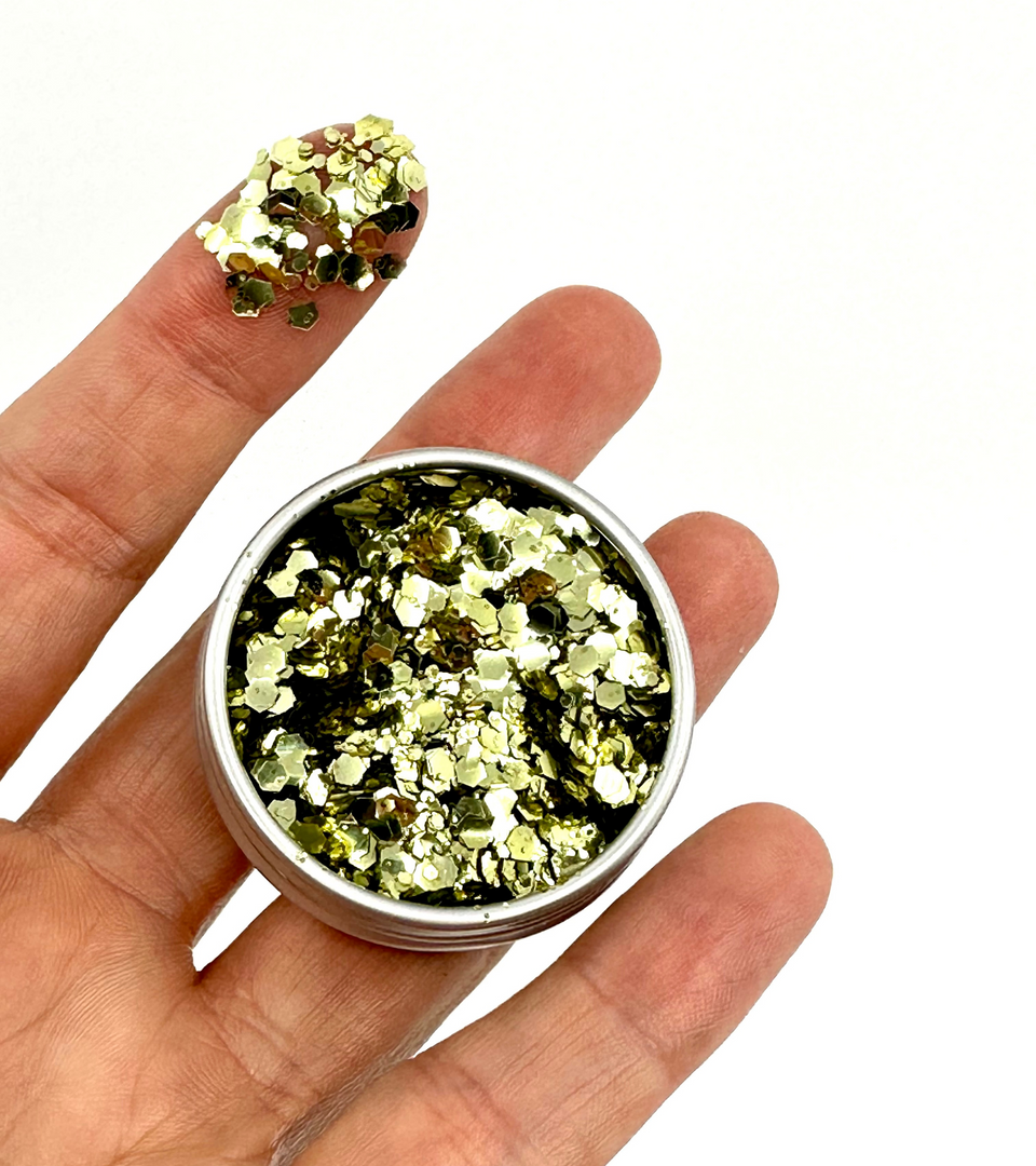 All That Glitters - loose biodegradable gold glitter mix