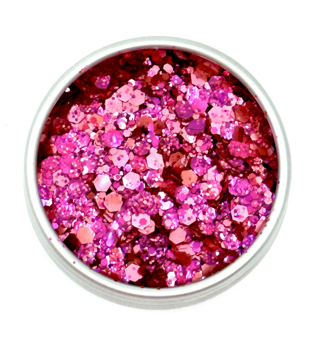 All The Pinks - loose biodegradable glitter mix | BACK BABY ✨