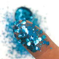 Adventurous Bluebird - loose biodegradable glitter mix - Glitterazzi Biodegradable Eco-Friendly Glitter