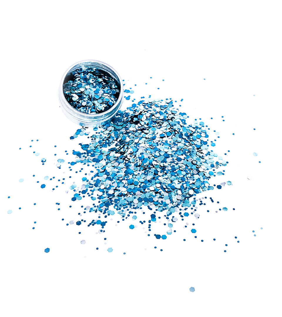 Celestial Ice - loose biodegradable glitter mix - Glitterazzi Biodegradable Eco-Friendly Glitter
