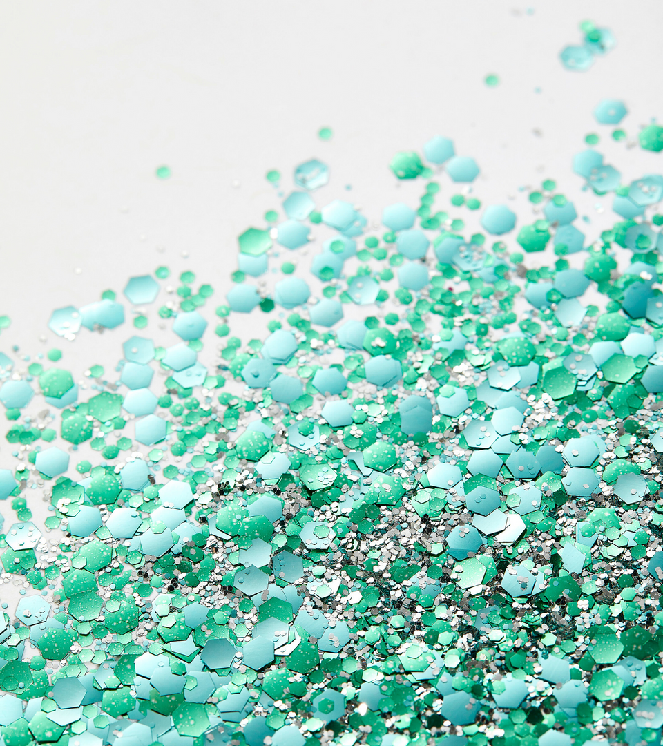 Mermaid Jade - loose biodegradable glitter mix