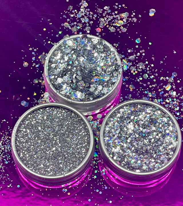 The Holographic Glitter Kit - loose holographic bioglitter mix | BACK BABY