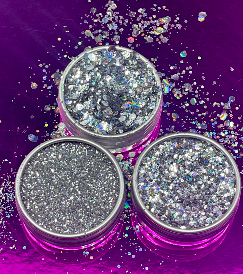 The Holographic Glitter Kit - loose holographic biodegradable glitter mix