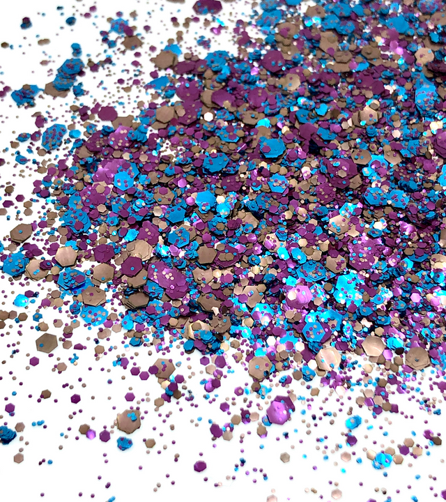 Tribal Wolf - loose biodegradable glitter mix